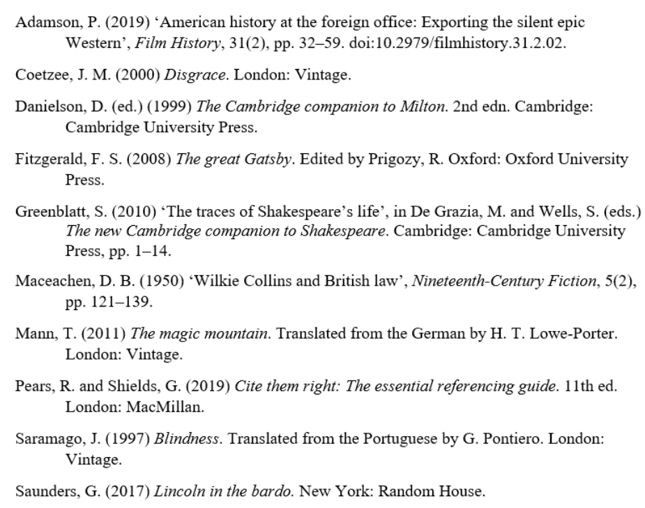 contoh daftar pustaka
