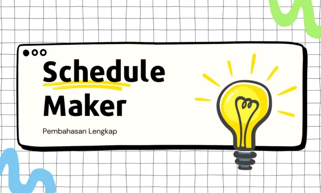 schedule maker