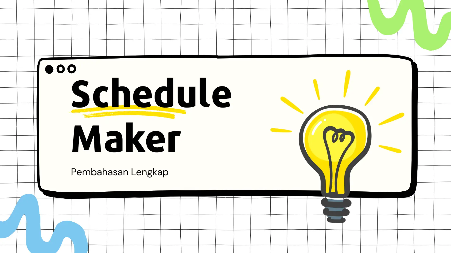 schedule maker